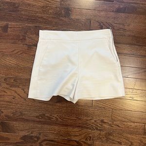 White Zara Dress Shorts